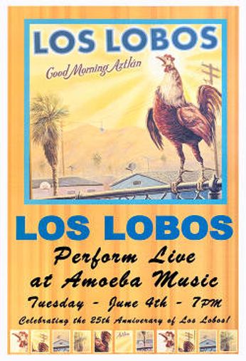 Los Lobos - Los Lobos Perform Live at Amoeba Music (Poster)