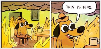 This Is Fine (Sticker)