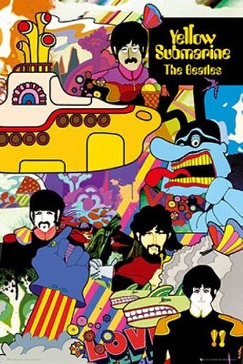 The Beatles - Yellow Submarine (Poster)