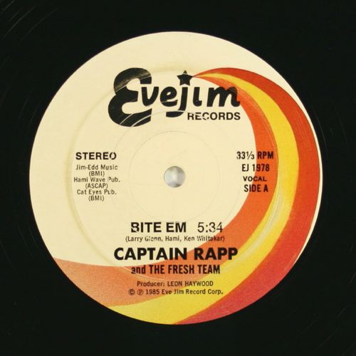 Captain Rapp and The Fresh Team - Bite Em (Vinyl 12