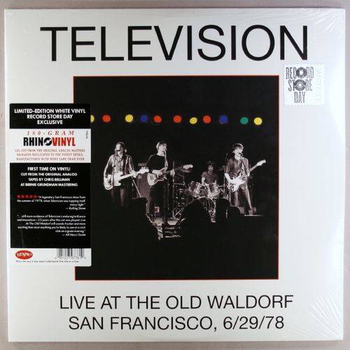 Television - Live At The Old Waldorf San Francisco, 6/29/78