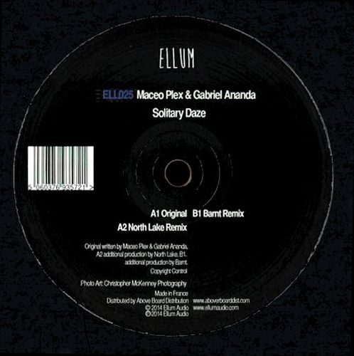 Maceo Plex Gabriel Ananda Solitary Daze Vinyl 12 Amoeba Music