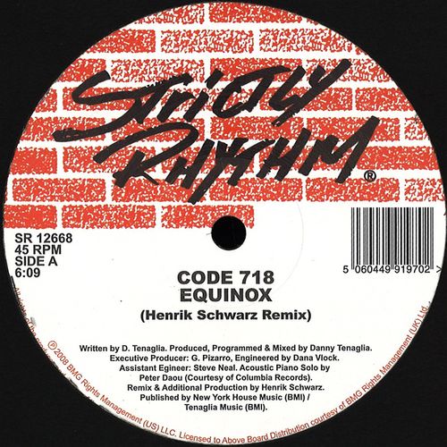 Code 718 - Equinox (Henrik Schwarz 2009 Remixes) (Vinyl 12