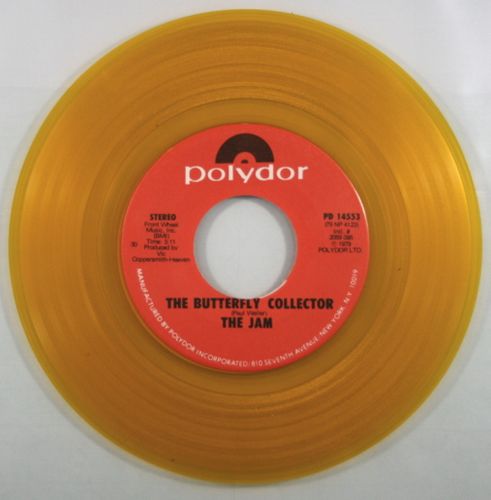 The Jam The Butterfly Collector Strange Town Translucent Yellow Vinyl Vinyl 7 Amoeba Music