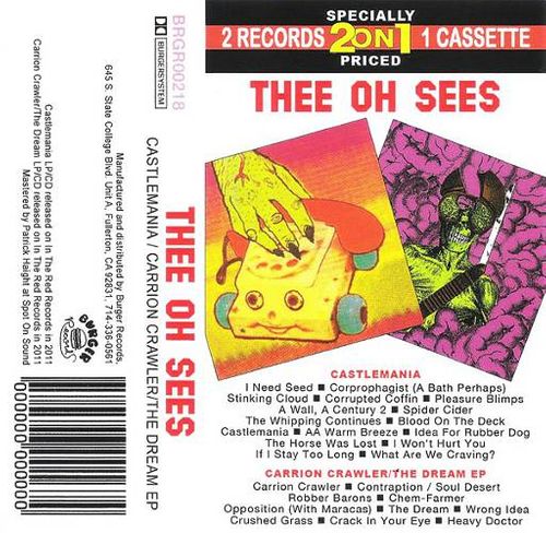 Thee Oh Sees Castlemania Carrion Crawler The Dream Ep Cassette Amoeba Music