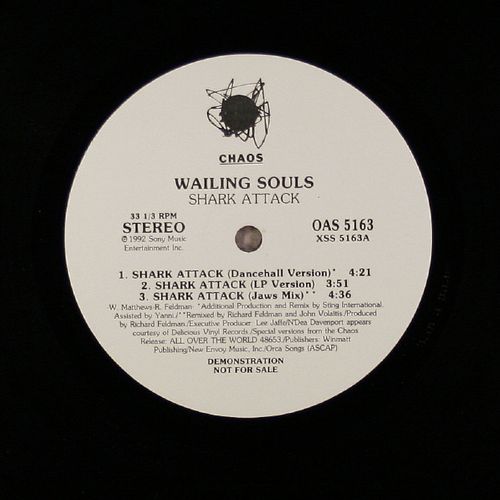 WAILING SOULS / SHARK ATTACK 7インチ レコード