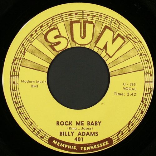 Billy Adams Rock Me Baby B W Open The Door Richard Vinyl