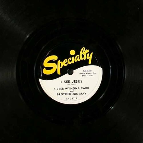 Sister Wynona Carr I See Jesus / It's All Right (Vinyl 78) Amoeba Music