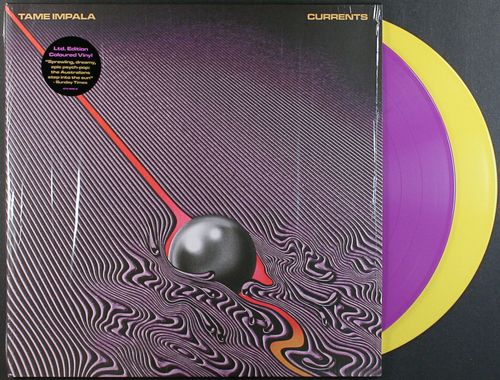 Tame Impala Currents Australian Yellow And Purple Vinyl