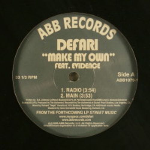 Defari Make My Own Peace And Gangsta Vinyl 12 Amoeba Music