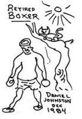 Daniel Johnston Retired Boxer Cassette Amoeba Music