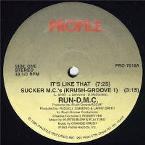 Run D M C It S Like That Sucker M C S Vinyl 12 Amoeba Music