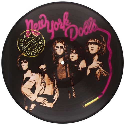 New York Dolls Live At Radio Luxembourg Paris Picture Disc Vinyl Lp Amoeba Music
