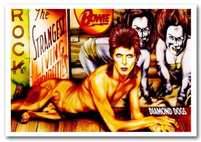 David Bowie Diamond Dogs Laptop Decal 