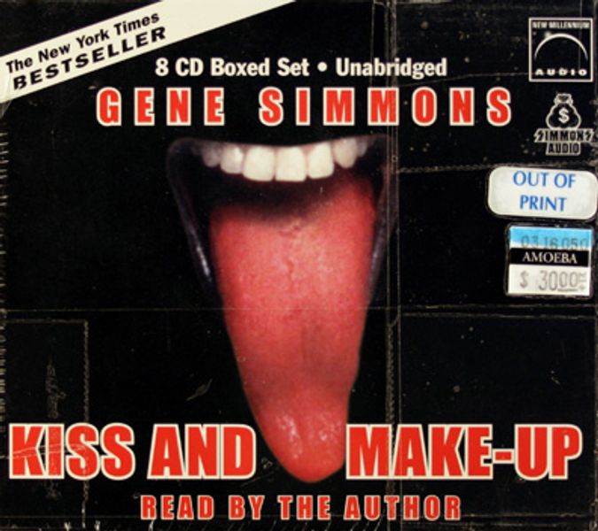 Gene Simmons Kiss Kiss And Make Up Audiobook Book Amoeba Music