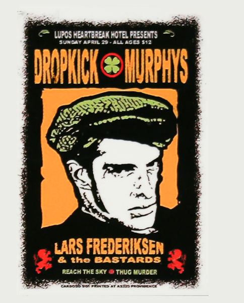 dropkick murphys all ages show flyer sticker amoeba music dropkick murphys flyer