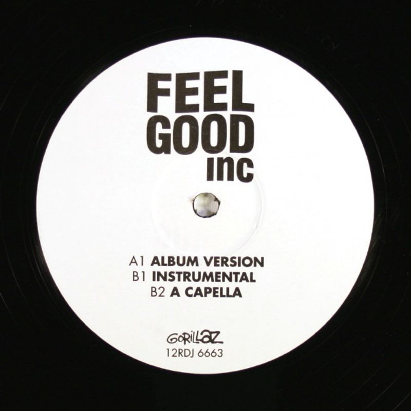 Gorillaz Feel Good Inc Promo Vinyl 12 Amoeba Music
