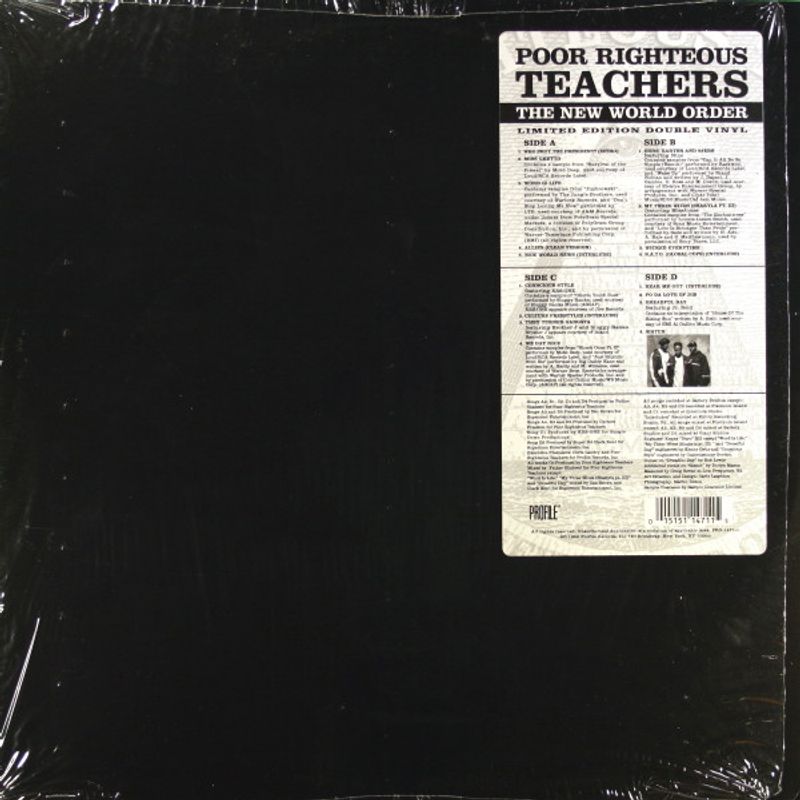 洋楽 Poor Righteous Teachers New World Order The New World Order - Album by Poor Righteous Teachers | Spotify