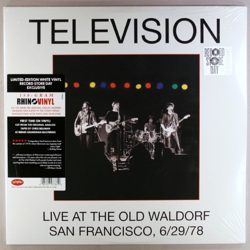 早割ex Television - Live At The Old Waldorf San Francisco, 6/29/78 洋楽