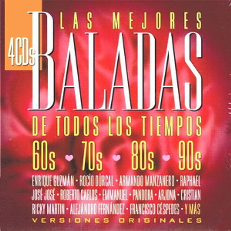 Various Artists Las Mejores Baladas De Todos Los Tiempos Cd