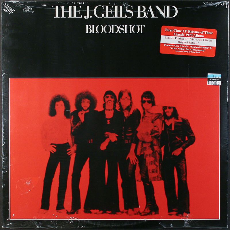 The J Geils Band Bloodshot Red Vinyl Vinyl Lp Amoeba Music