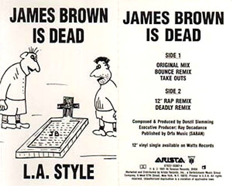 L A Style James Brown Is Dead Cassette Amoeba Music