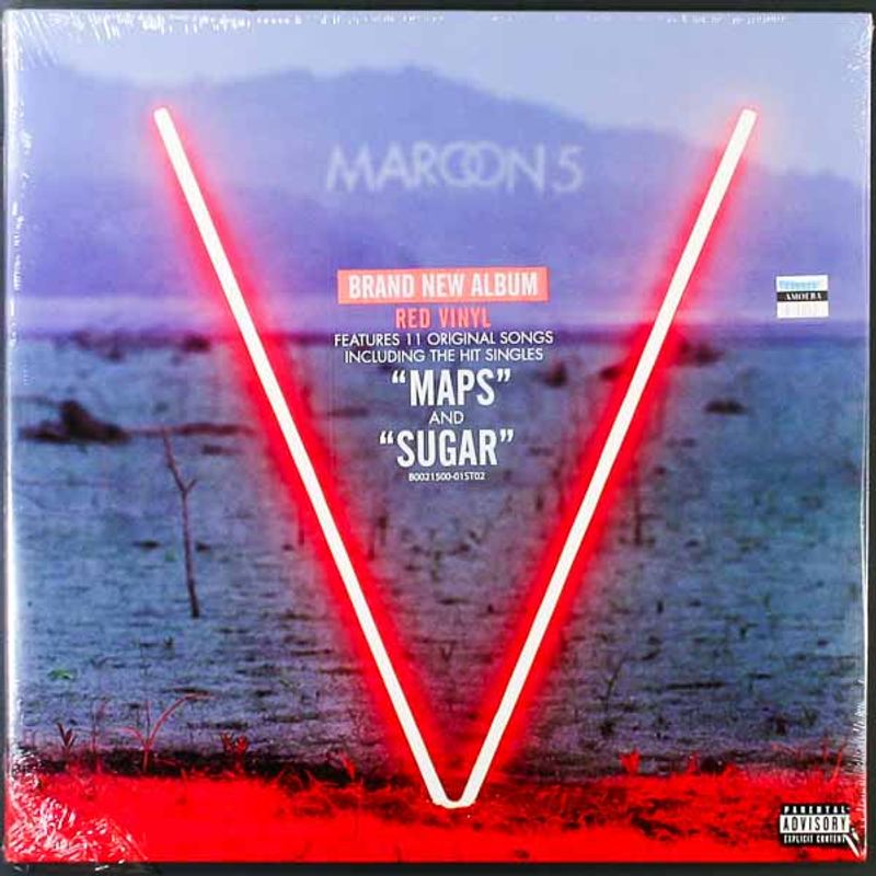 Maroon 5 - V [Red Vinyl] (Vinyl LP) - Amoeba Music