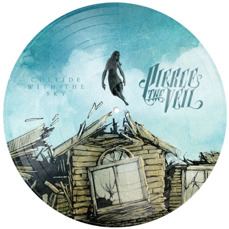 PIERCE THE VEIL Collide With The Sky Ltd Ed Sticker FREE Stickers Mis...