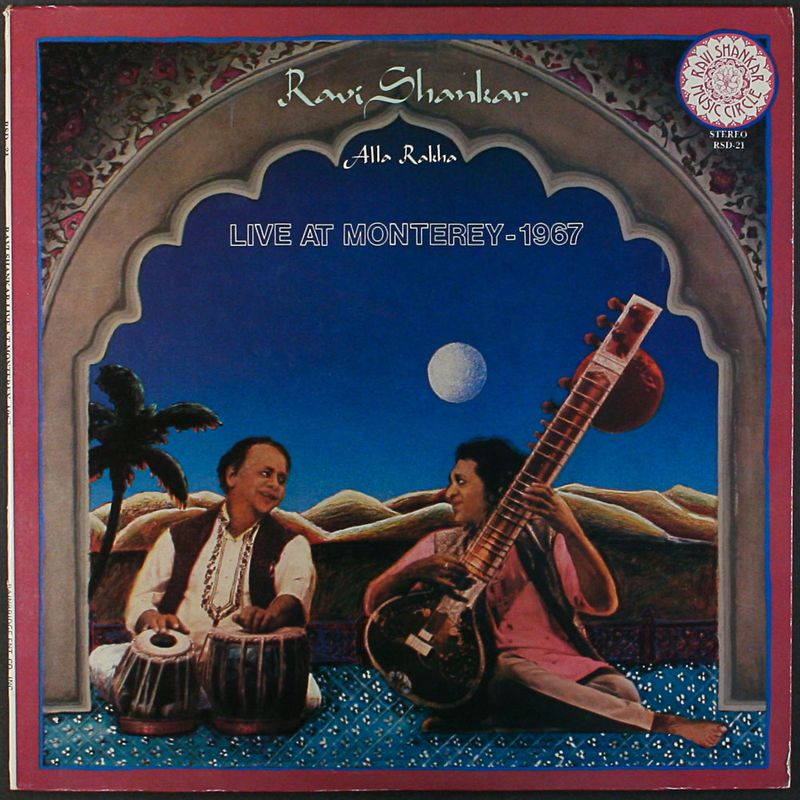Ravi Shankar Live At Monterey 1967 Vinyl Lp Amoeba Music