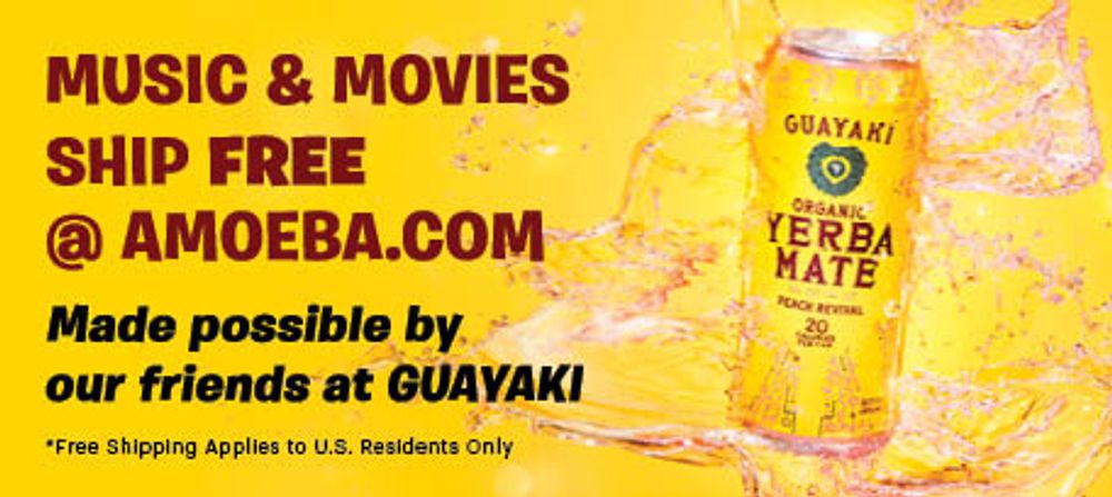 Music & Movies Ship Free at Amoeba From Our Friends at Guayki