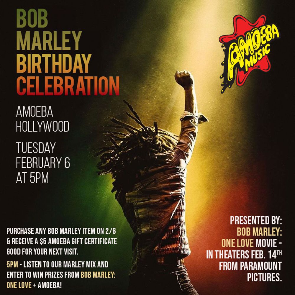 Bob Marley Celebration at Amoeba Hollywood