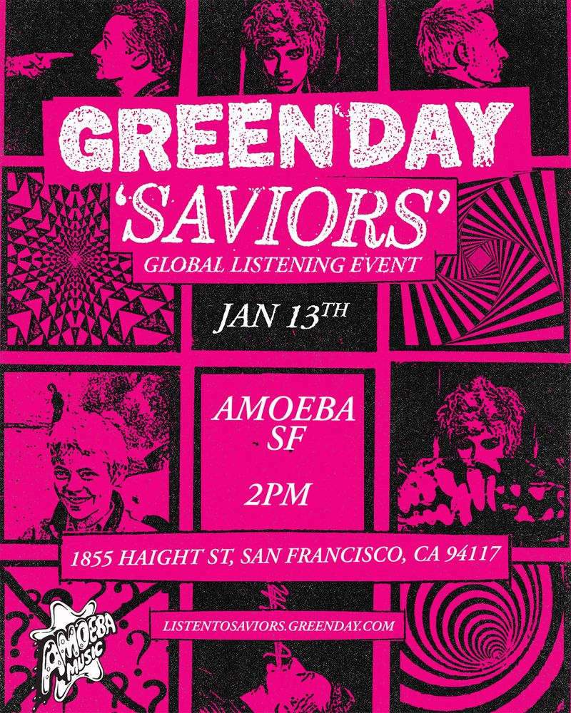 Green Day listening event at Amoeba San Francisco