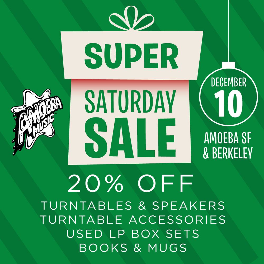 Super Saturday Sale at Amoeba SF and Berkeley