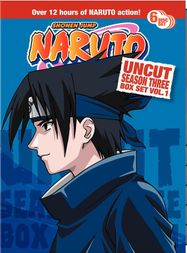 Naruto Uncut Season 3 V.1 Box Set (6pc) / (full) (DVD)