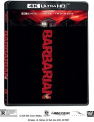 Barbarian (4K UHD) (upcoming release)