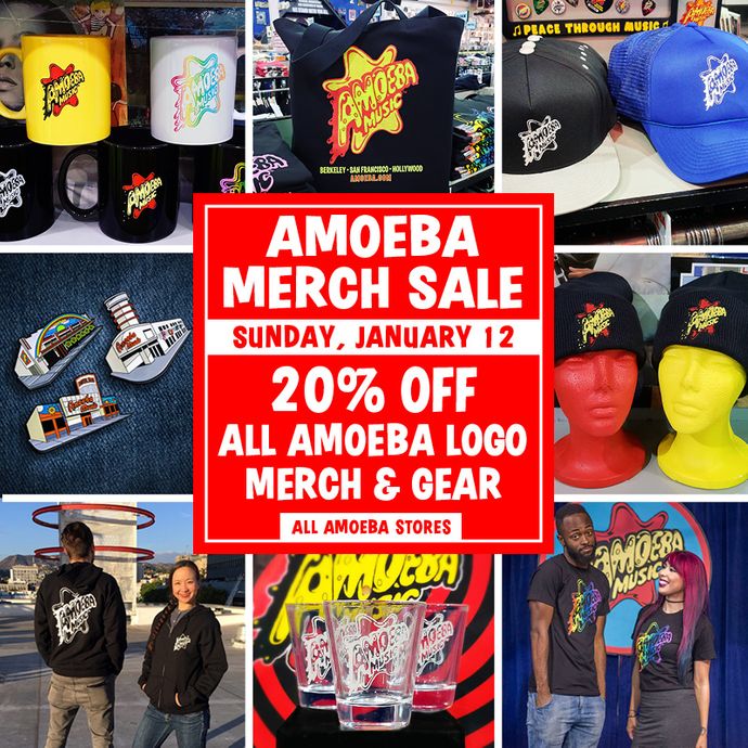 20% Off All Amoeba Logo Merch & Gear at Our Stores January 12