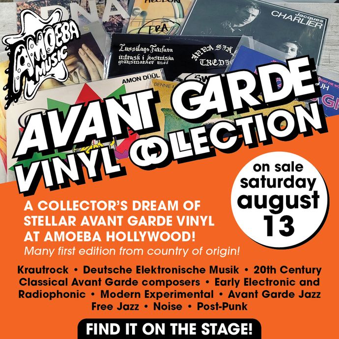 Avant Garde Vinyl Collection Arrives at Amoeba Hollywood on Saturday, August 13