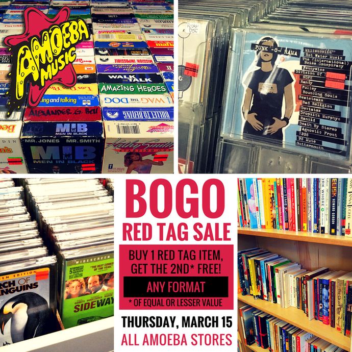 Red Tag BOGO Sale at Our Stores Thursday, March 15