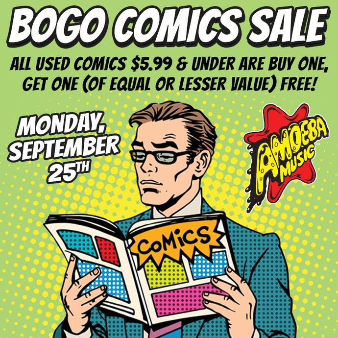 BOGO Comic Book Sale at Our Stores Monday, September 25