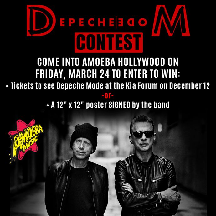 Enter to Win Depeche Mode Tickets or a Signed Poster at Amoeba Hollywood
