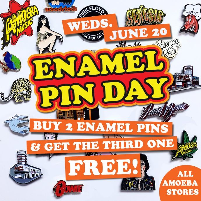 Enamel Pin Day at Our Stores Wednesday, June 20th