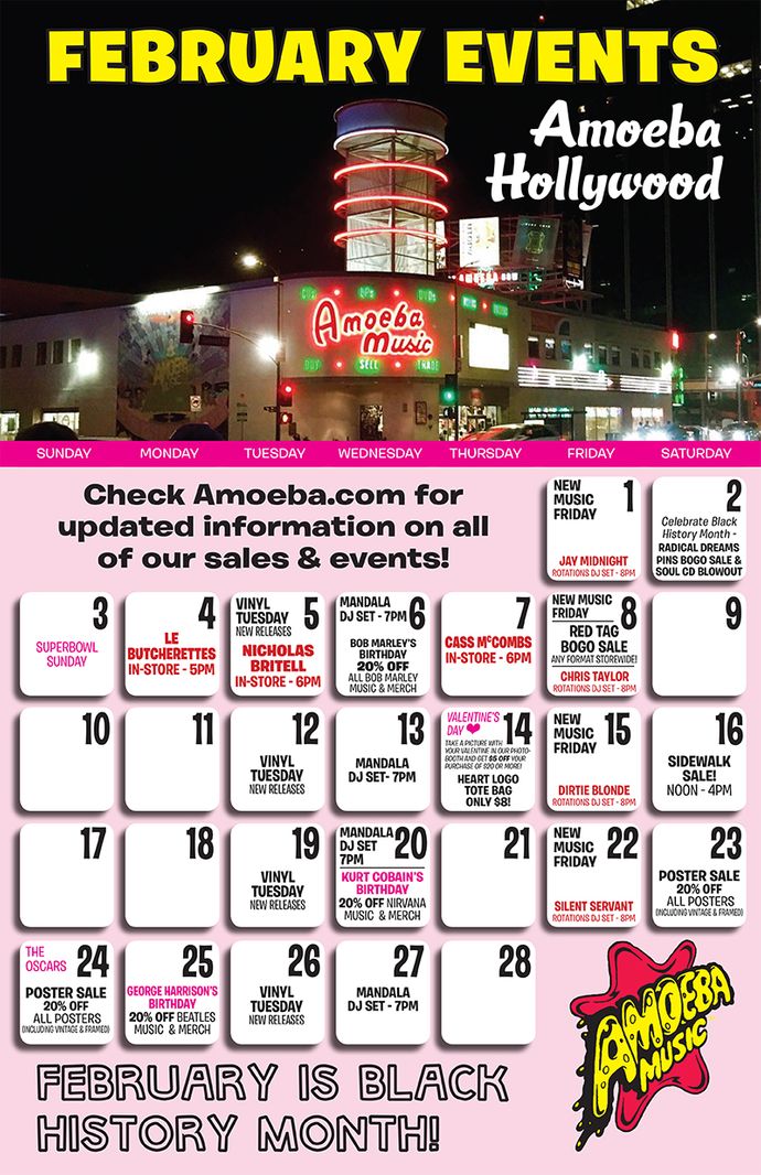 February 2019 Events at Amoeba Hollywood
