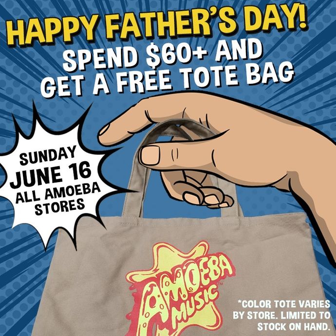 Spend $60 at Amoeba Stores on June 16th and Get a Free Tote Bag