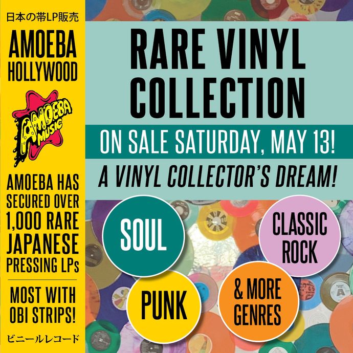 Amoeba Hollywood Unveils a Rare Vinyl Collection on Saturday, May 13