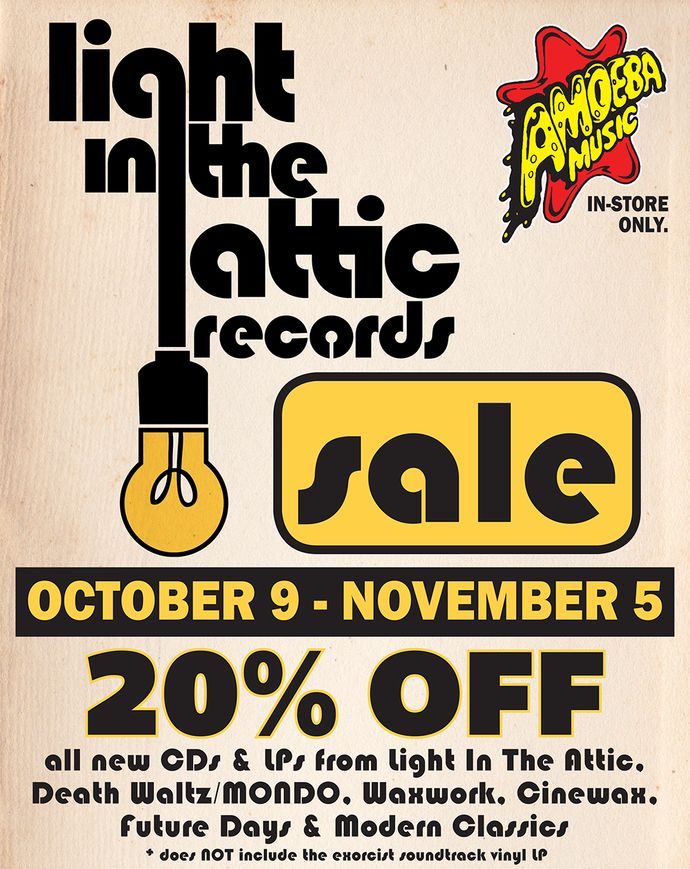 Light In the Attic Sale At Our Stores October 9 - November 5