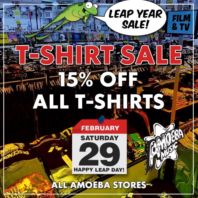 15% Off T-Shirts at Our Stores Saturday, February 29