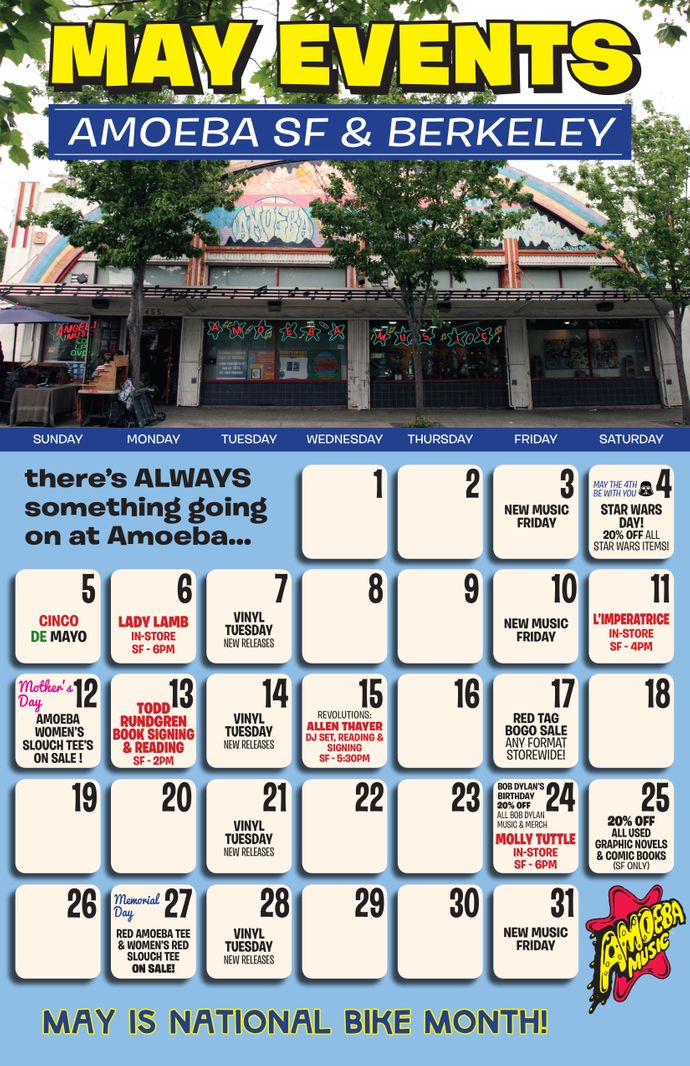 May 2019 Events at Amoeba San Francisco & Berkeley