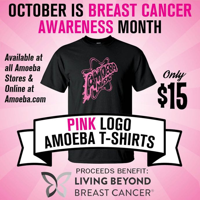 Pink Logo T-Shirts Support Breast Cancer Awareness Month in October
