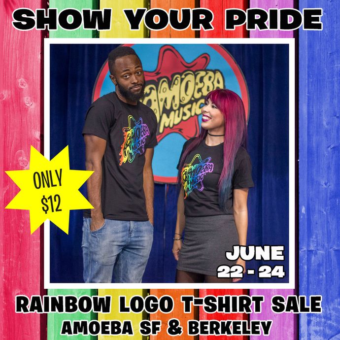 Rainbow Logo T-Shirt Sale at Amoeba Bay Area Stores June 22-24