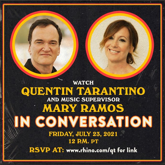 Quentin Tarantino & Mary Ramos In Conversation Presented by Rhino Records & Amoeba Music